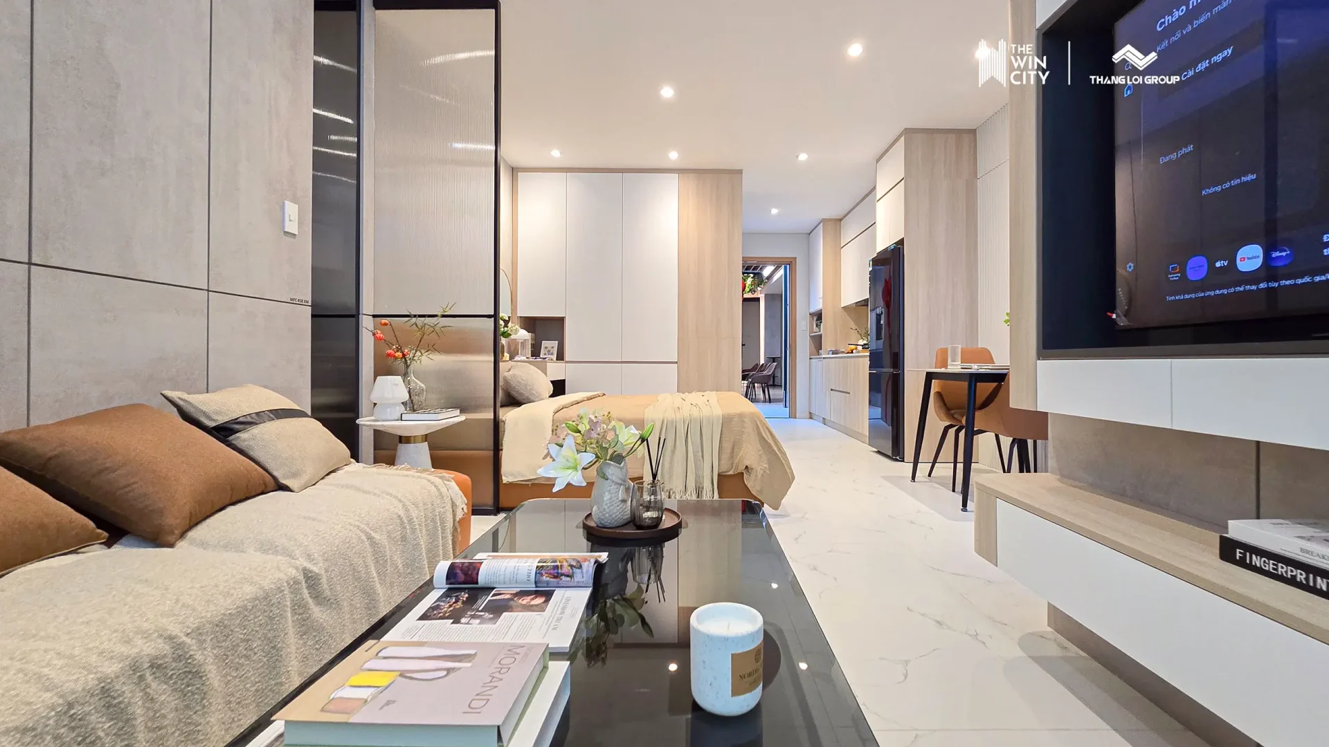 Phòng Khách V1 Căn Hộ 1PN The Win City