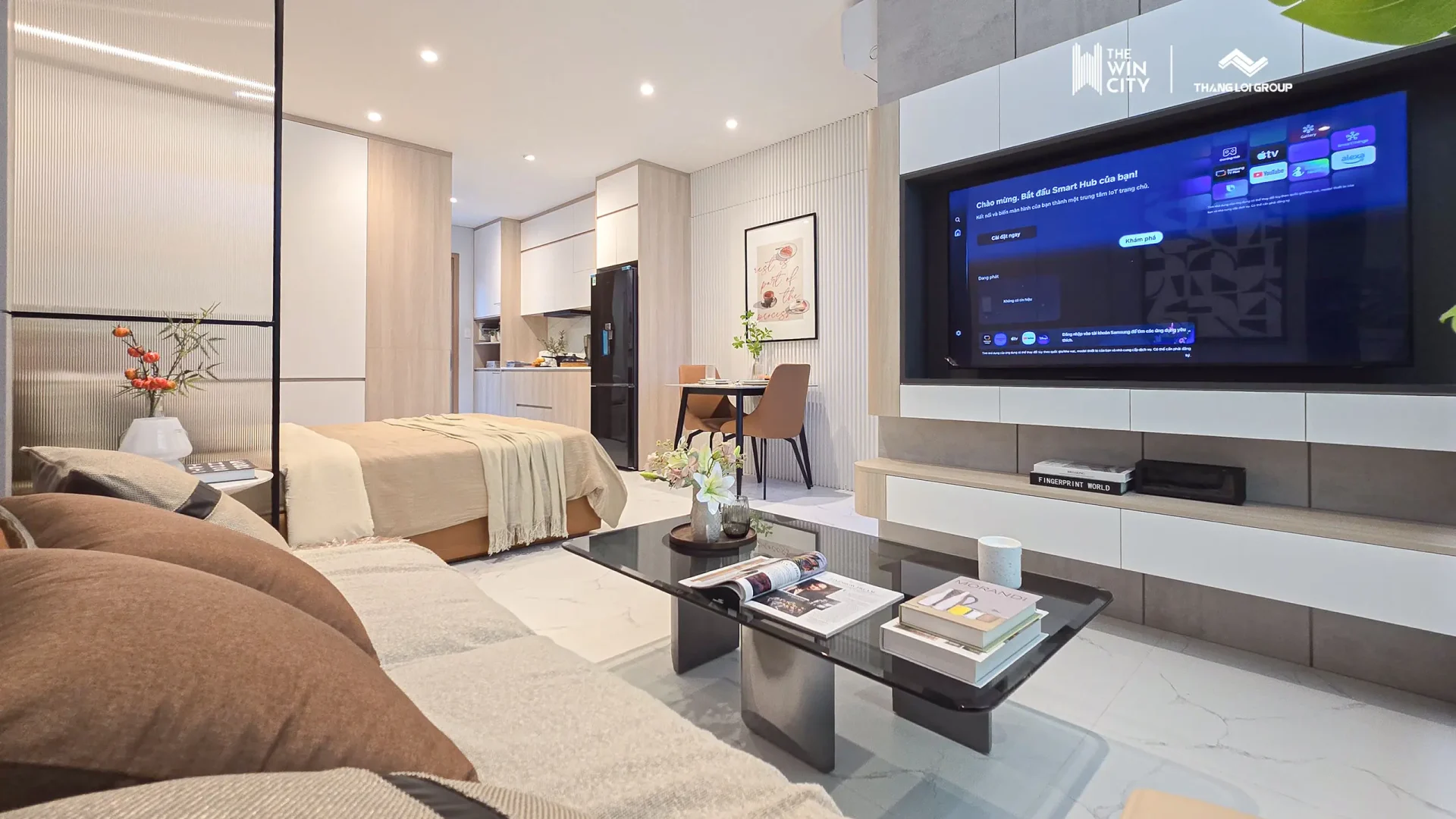 Phòng Khách V2 Căn Hộ 1PN The Win City