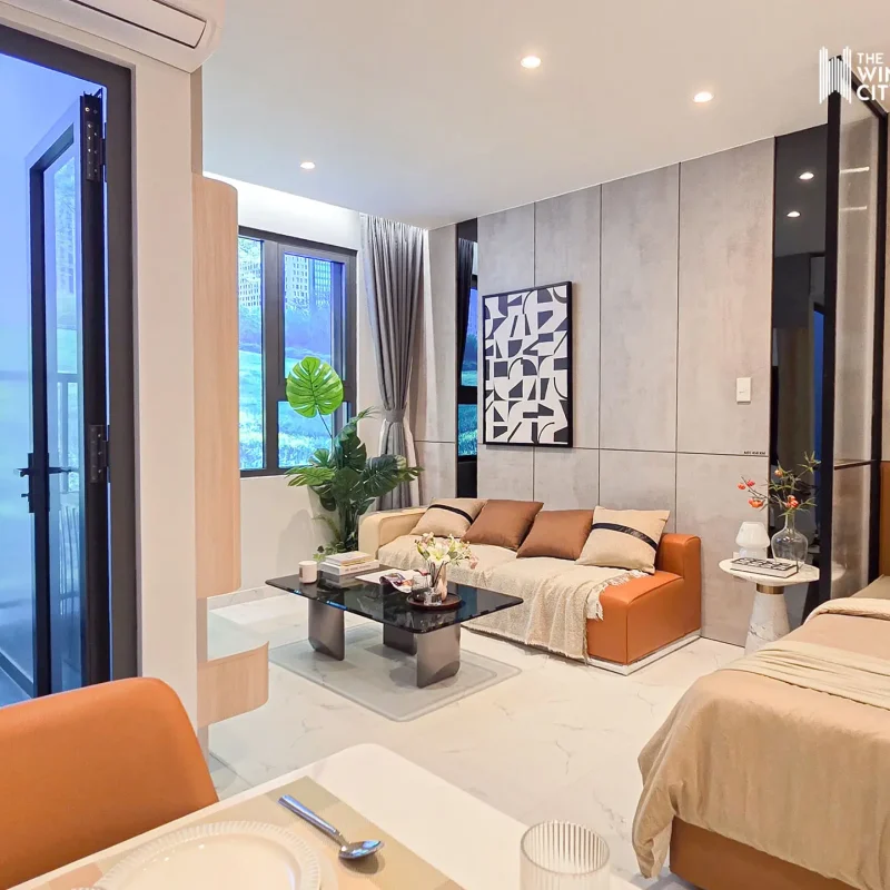 Phòng Khách V3 Căn Hộ 1PN The Win City