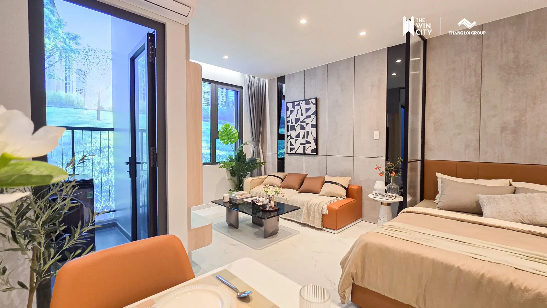 Phòng Khách V3 Căn Hộ 1PN The Win City