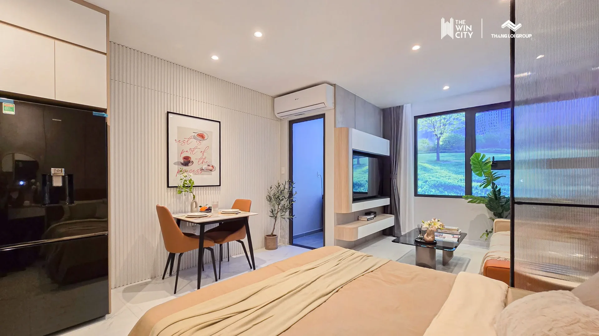 Phòng Khách V4 Căn Hộ 1PN The Win City